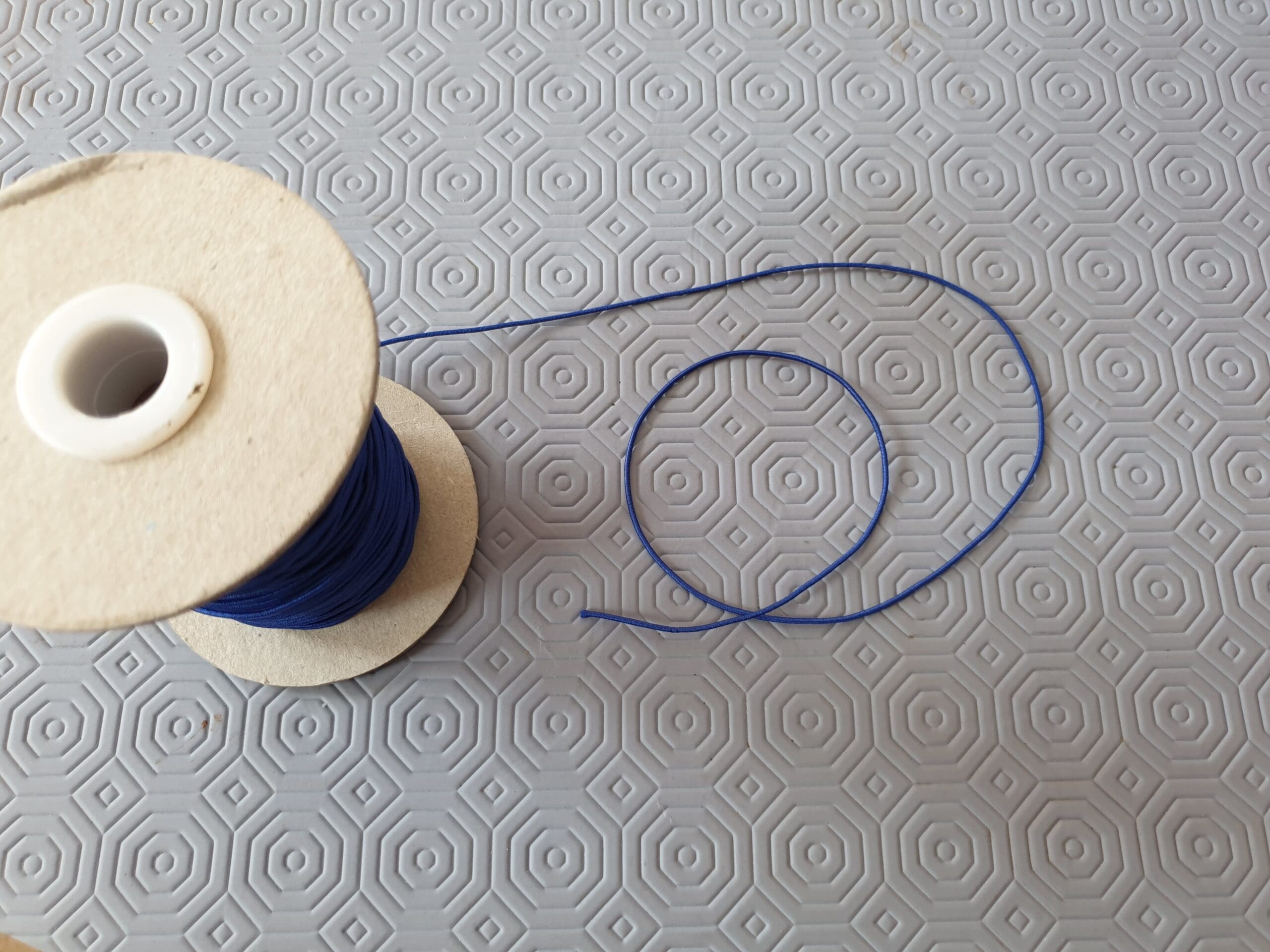 Elastic 4631 1mm Blue Round hat elastic Elastic 4631 1mm Blue Round hat elastic