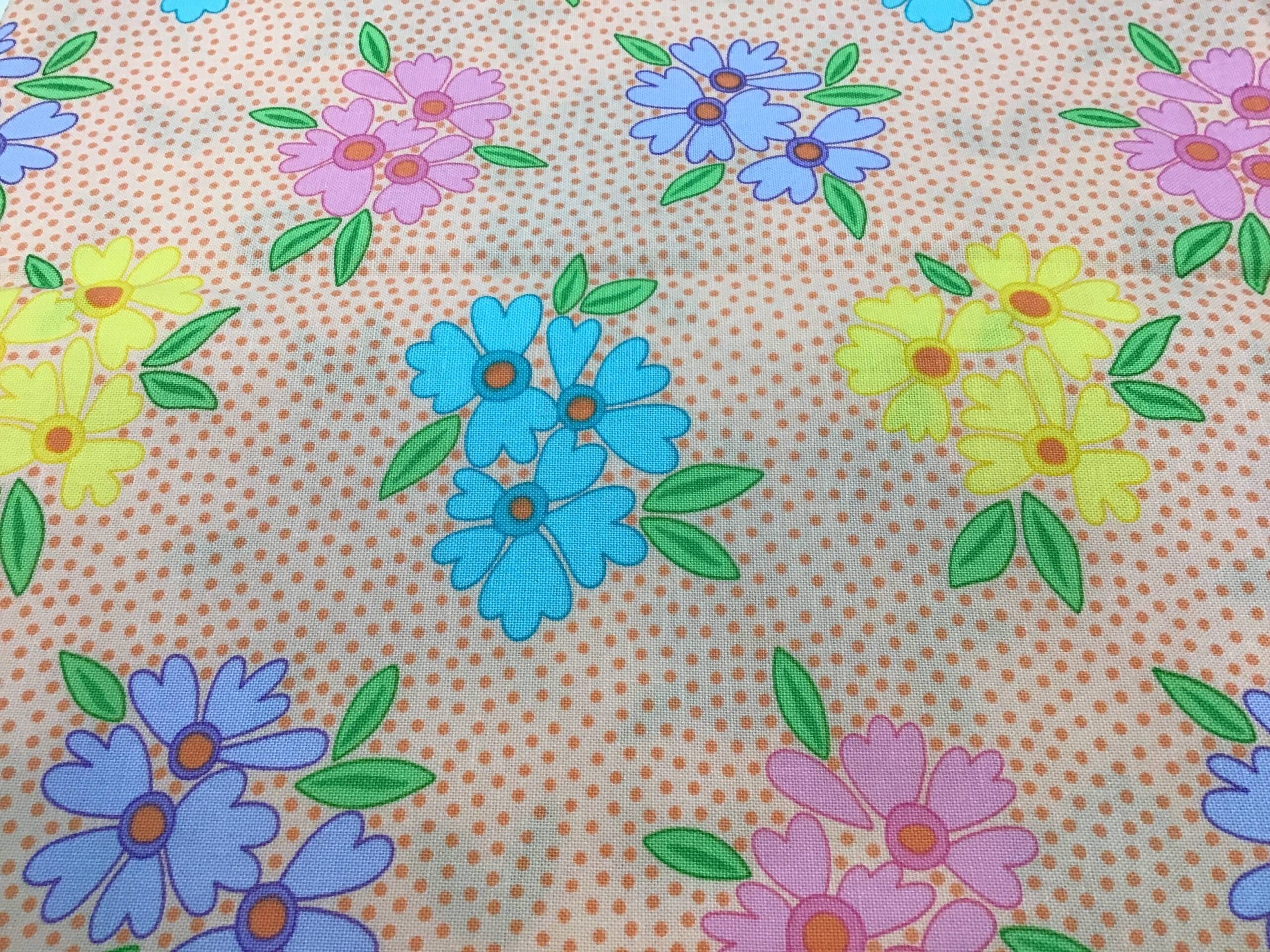 Good Day Daisy Bunch 22370 Peach multi by Moda Good Day Daisy Bunch 22370 Peach multi by Moda