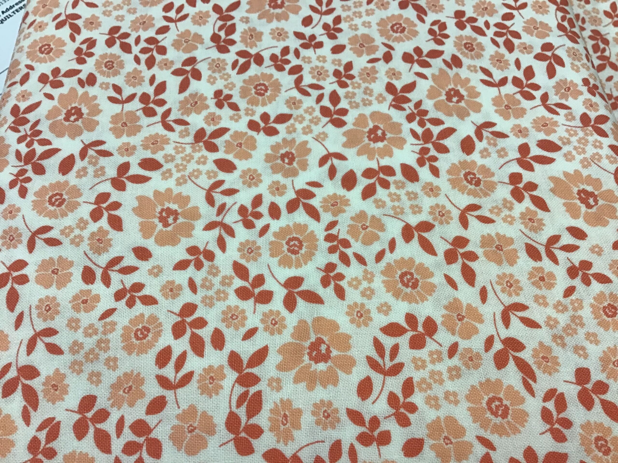 Canning Day 2908212 Strawberry Floral by Moda peach pink cream fabric Canning Day 2908212 Strawberry Floral by Moda peach pink cream fabric