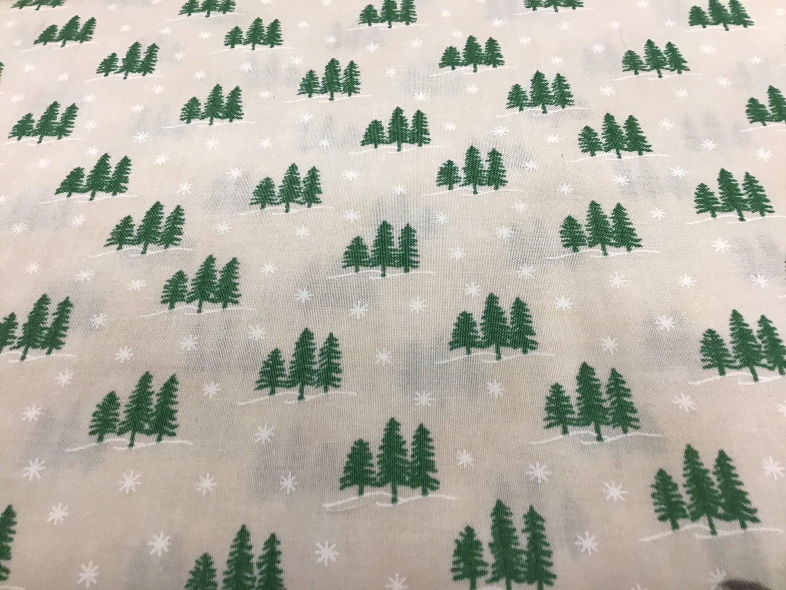 Holiday Lodge 1989515 Green pines on cream fabric by Moda Christmas Holiday Lodge 1989515 Green pines on cream fabric by Moda Christmas