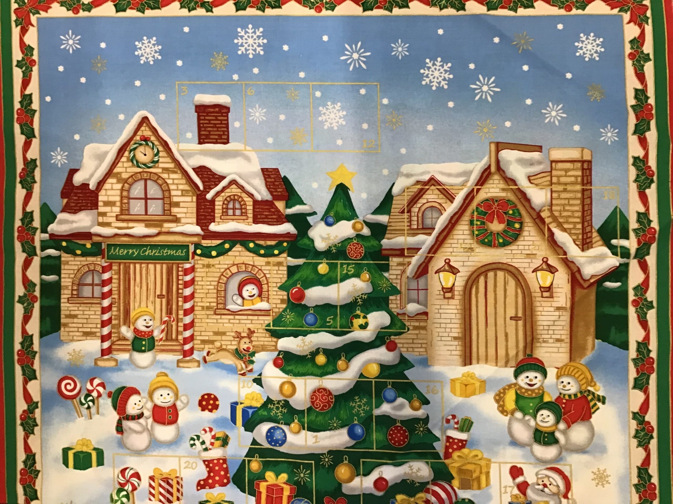 CHRISTMAS VILLAGE ADVENT Price per panel CHRISTMAS VILLAGE ADVENT Price per panel