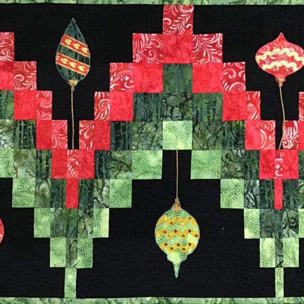 Christmas Bargello Table Runner Pattern How to get your quilt basted and quilted