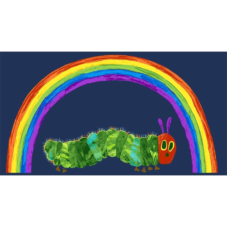 Hungry Caterpillar 9597B 60cm (23.5″) Panel Blue by Makower. Price per Panel Hungry Caterpillar 9597B 60cm (23.5") Panel Blue by Makower. Price per Panel