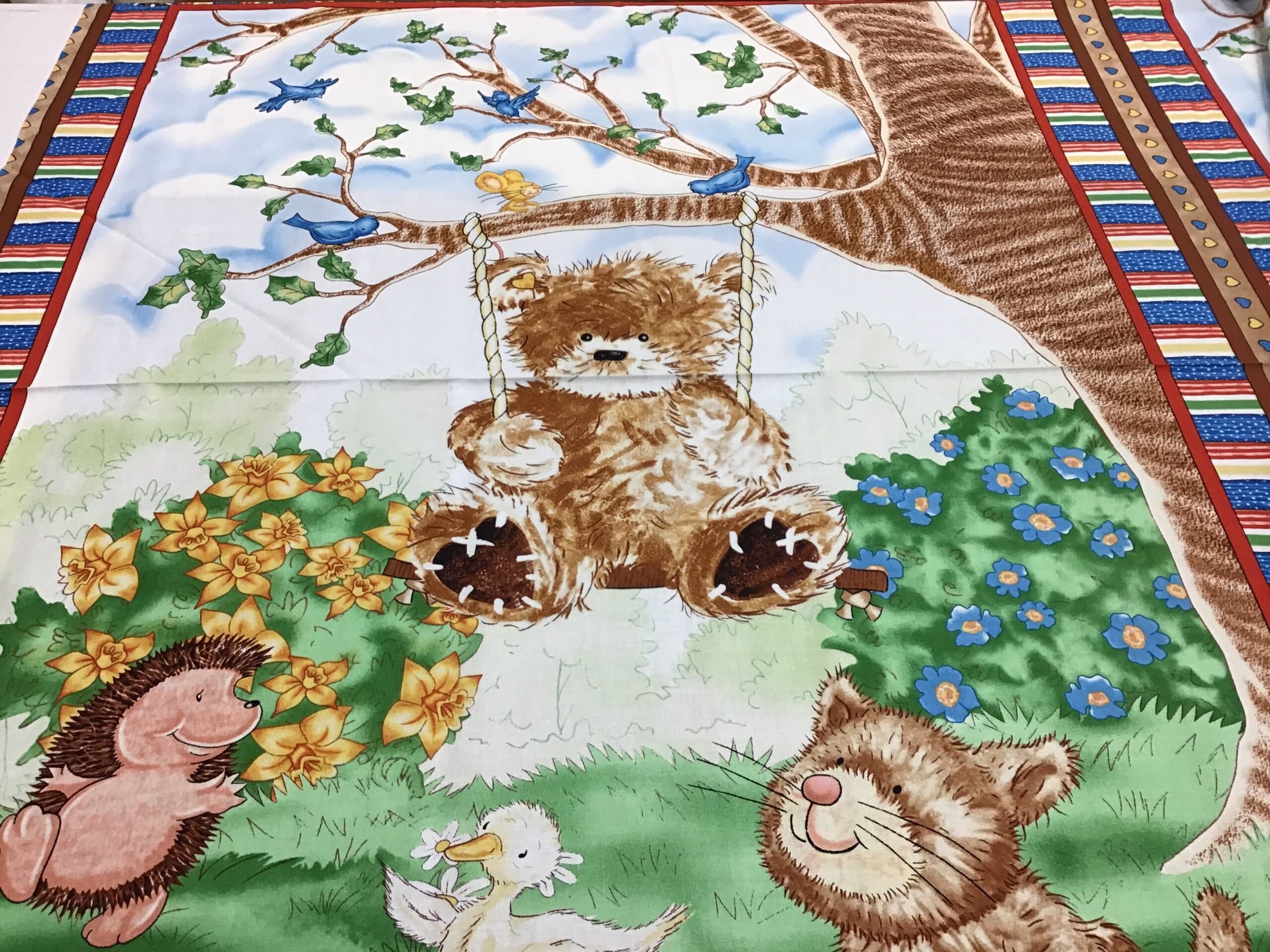 A BEARY FUN DAY 90 cm panel A BEARY FUN DAY 90 cm panel