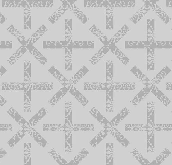 Art Theory 9704L X and + Kiss and Plus Grey by Alison Glass fabric