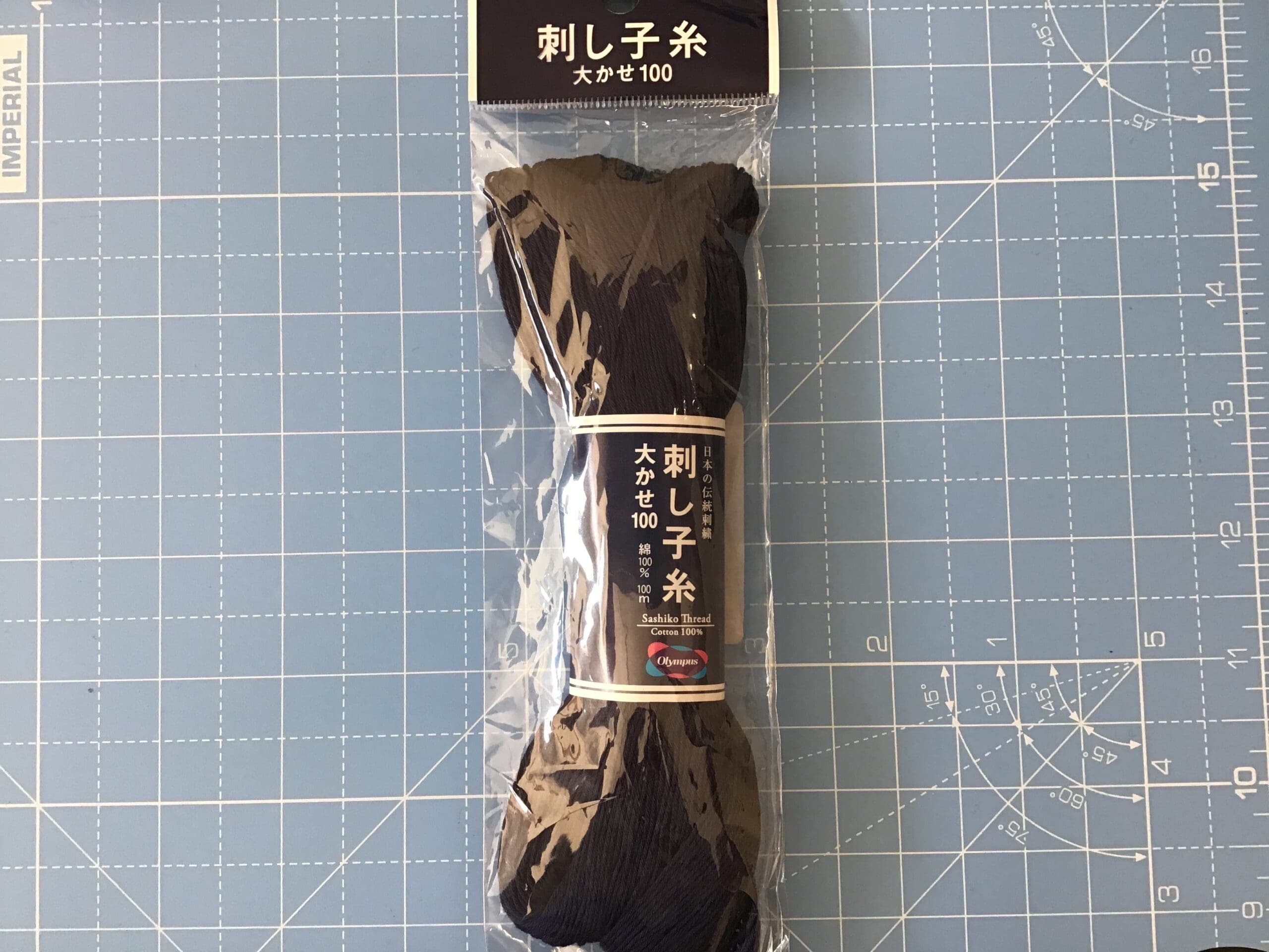 Japanese Sashiko thread 100m Indigo Blue Japanese Sashiko thread 100m Indigo Blue