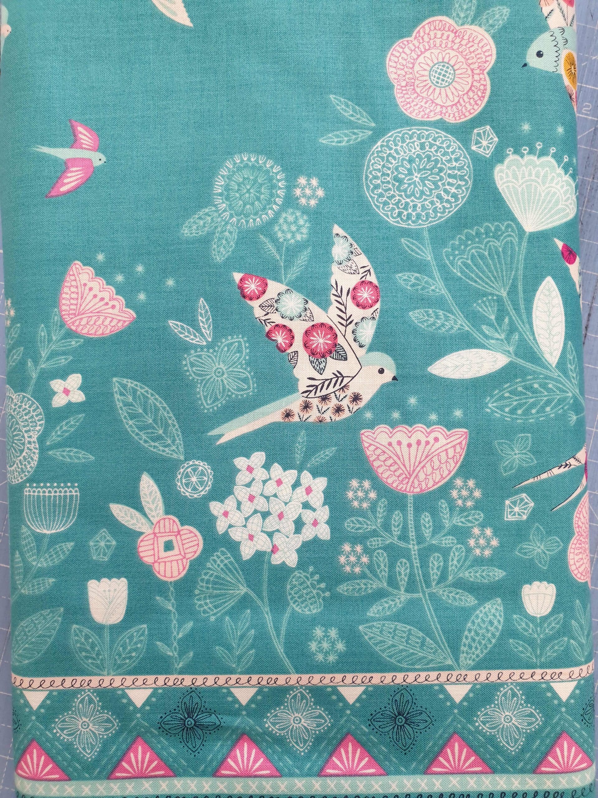 Dashwood Summ1512 Summer Dance Border Teal Dashwood Summ1512 Summer Dance Border Teal