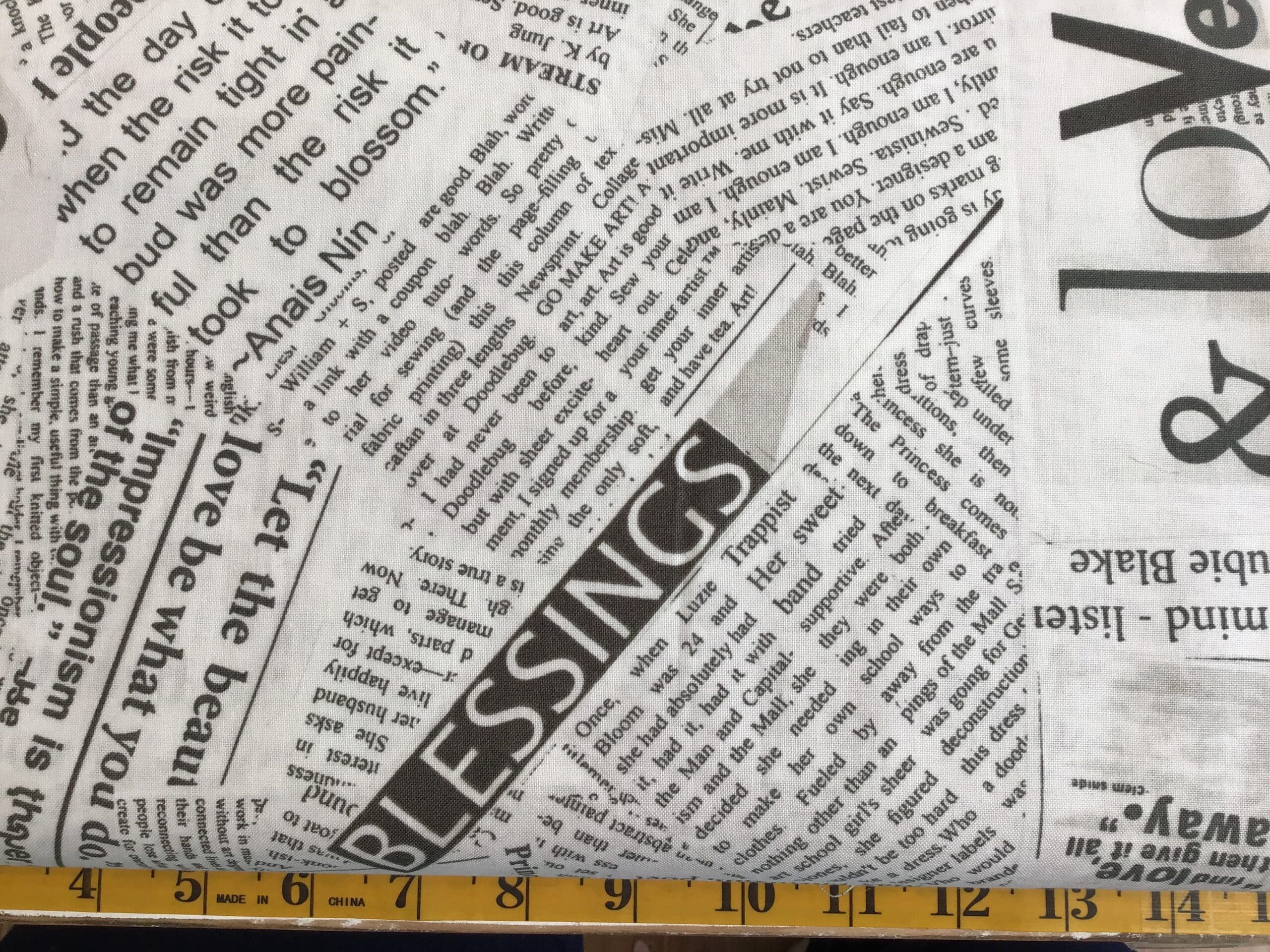 3650B5 NEWSPRINT STORY by Carrie Bloomston 3650B5 NEWSPRINT STORY by Carrie Bloomston