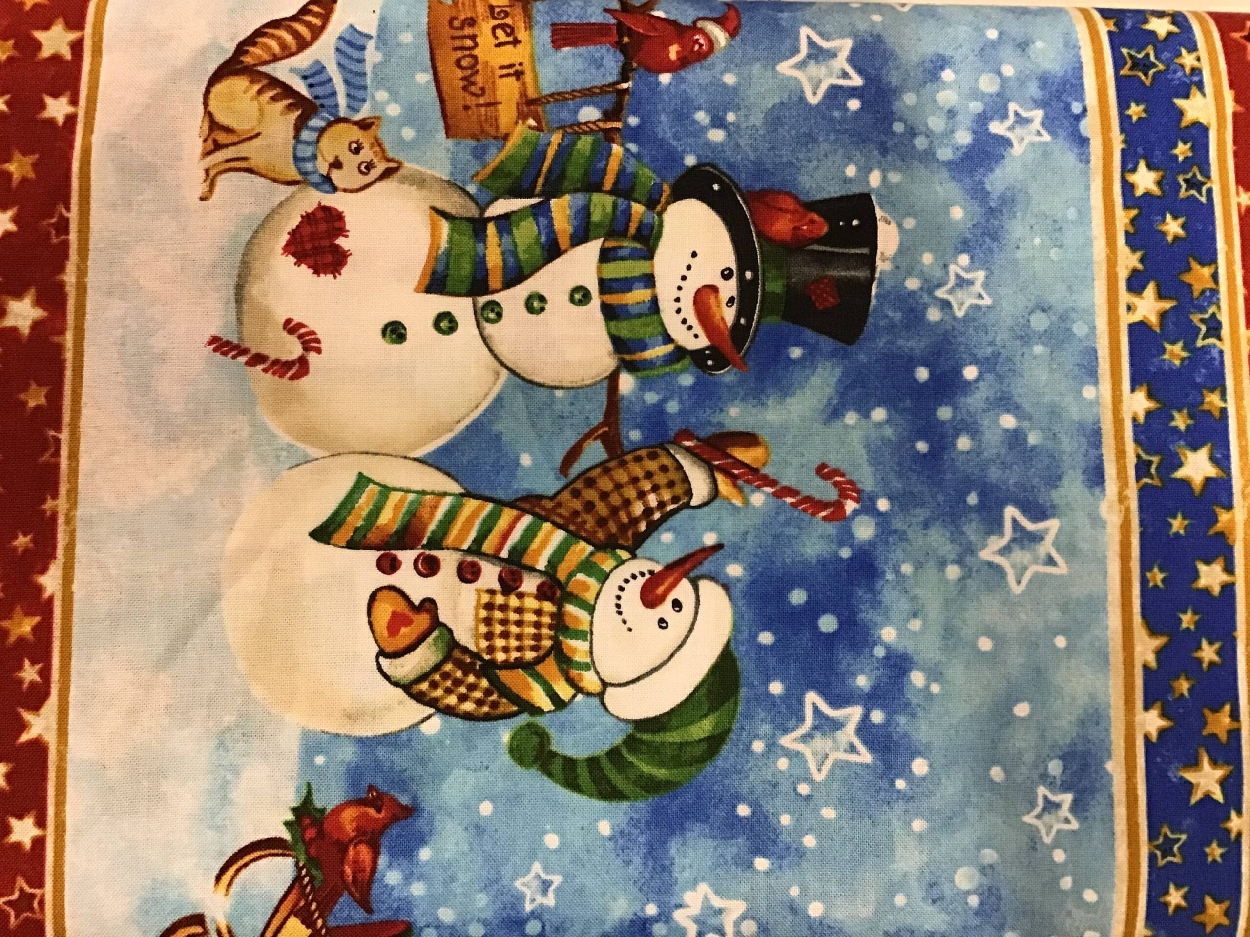 WINTER MAGIC SNOWMAN BORDER WINTER MAGIC SNOWMAN BORDER