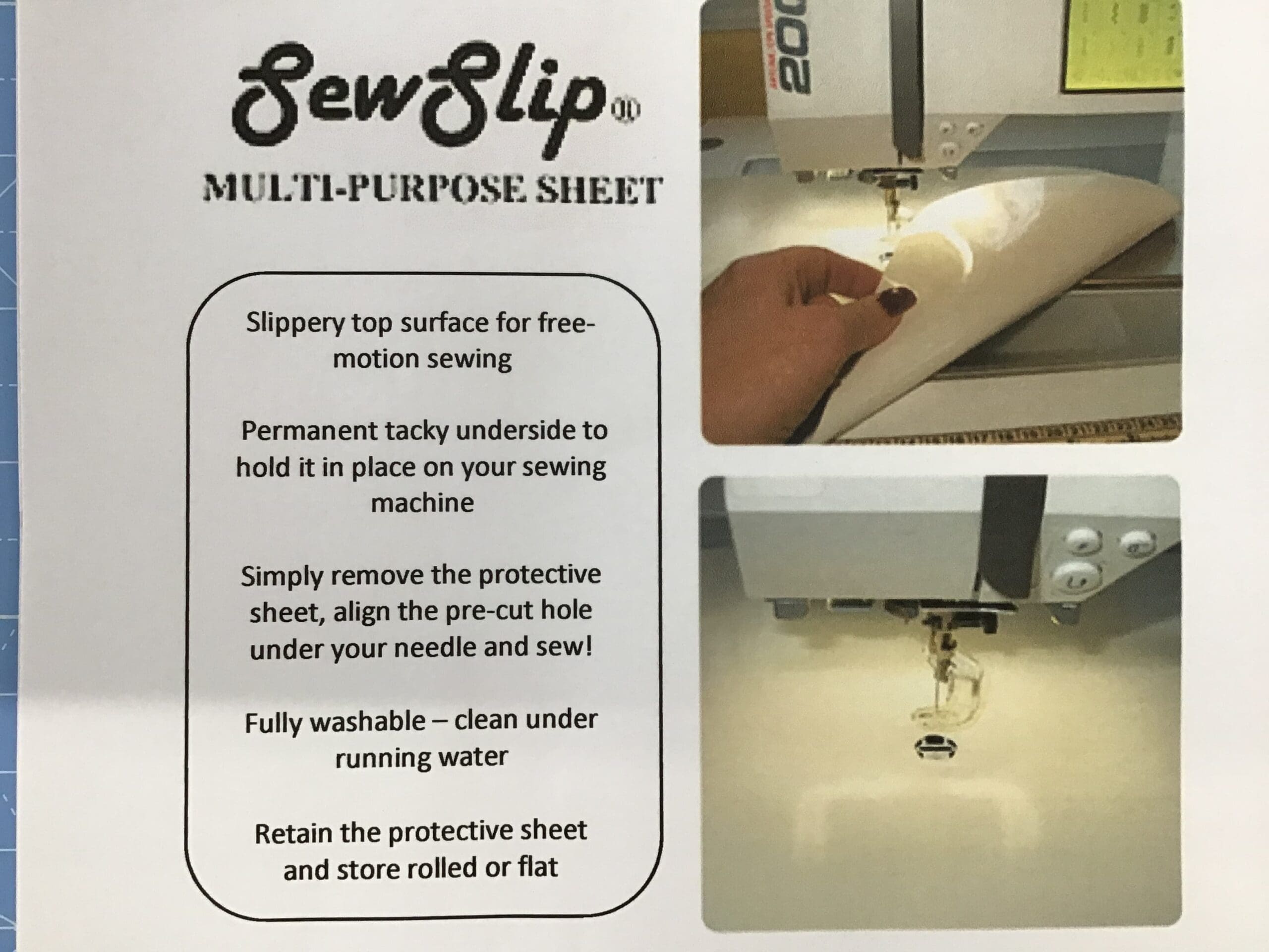 Sew slip machine mat for free motion quilting Sew slip machine mat for free motion quilting