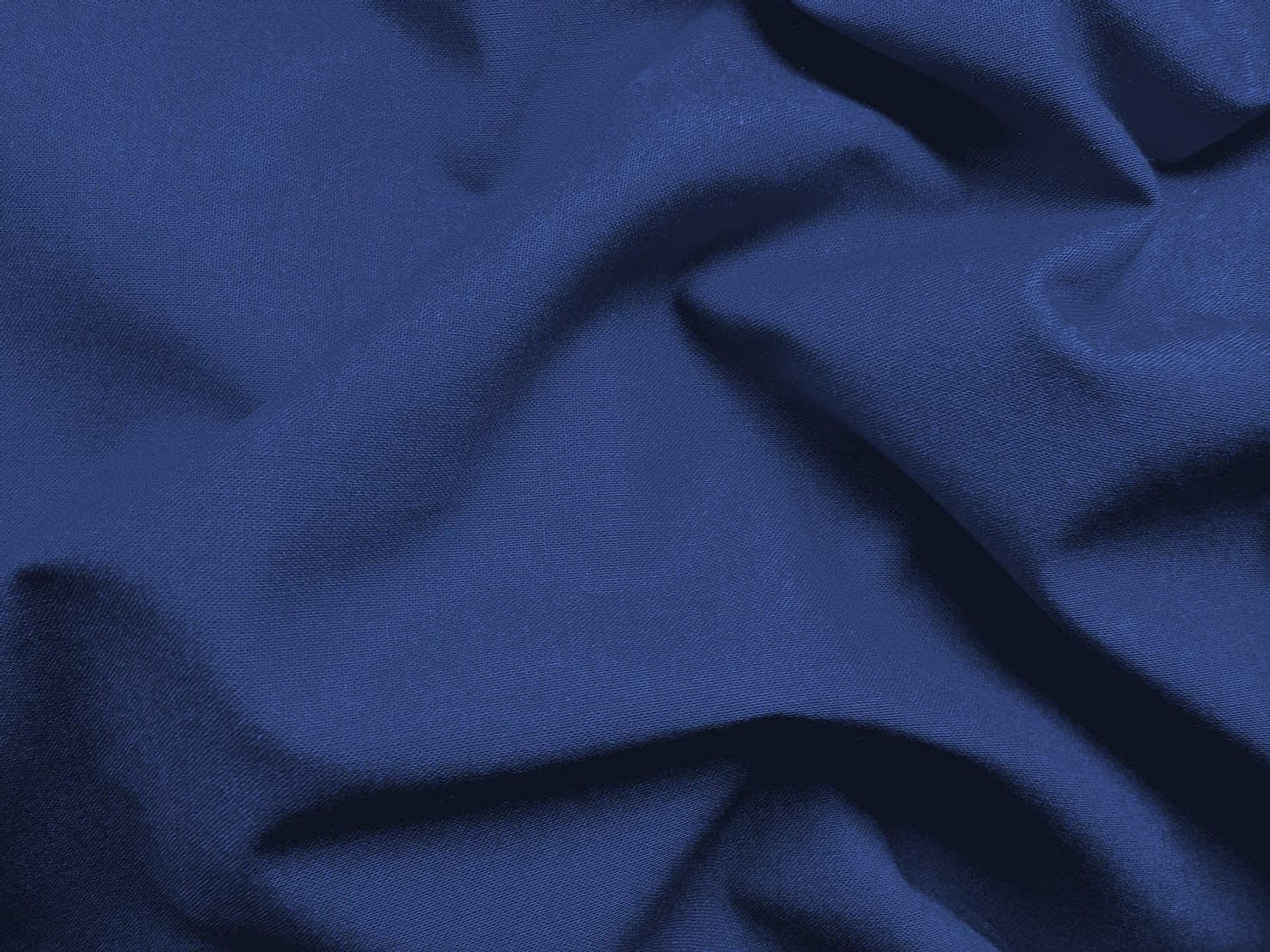 Solid french navy Reynard plain fabric Solid French Navy Reynard Plain Fabric