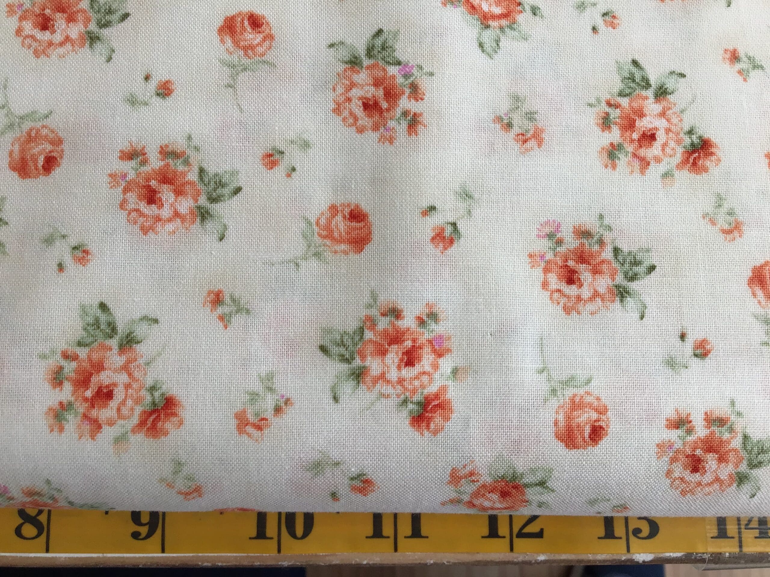 1234 ELLIE ANN Benartex floral peach 1234 ELLIE ANN Benartex floral peach