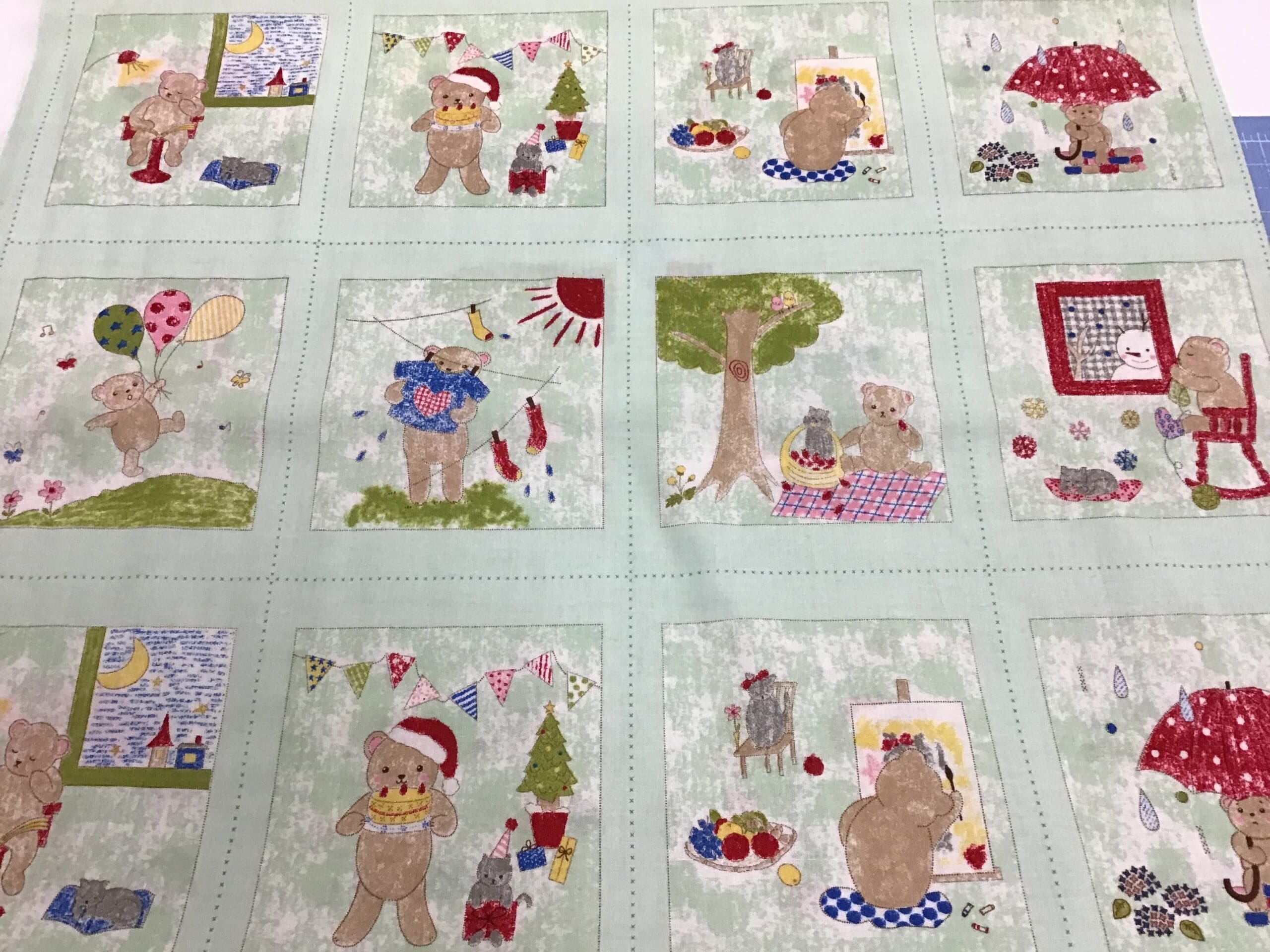 Toy Poodle TY033 A TEDDY FOR ALL OCCASIONS. 60cm repeat sold by the quarter metre Toy Poodle TY033 A TEDDY FOR ALL OCCASIONS. 60cm repeat sold by the quarter metre