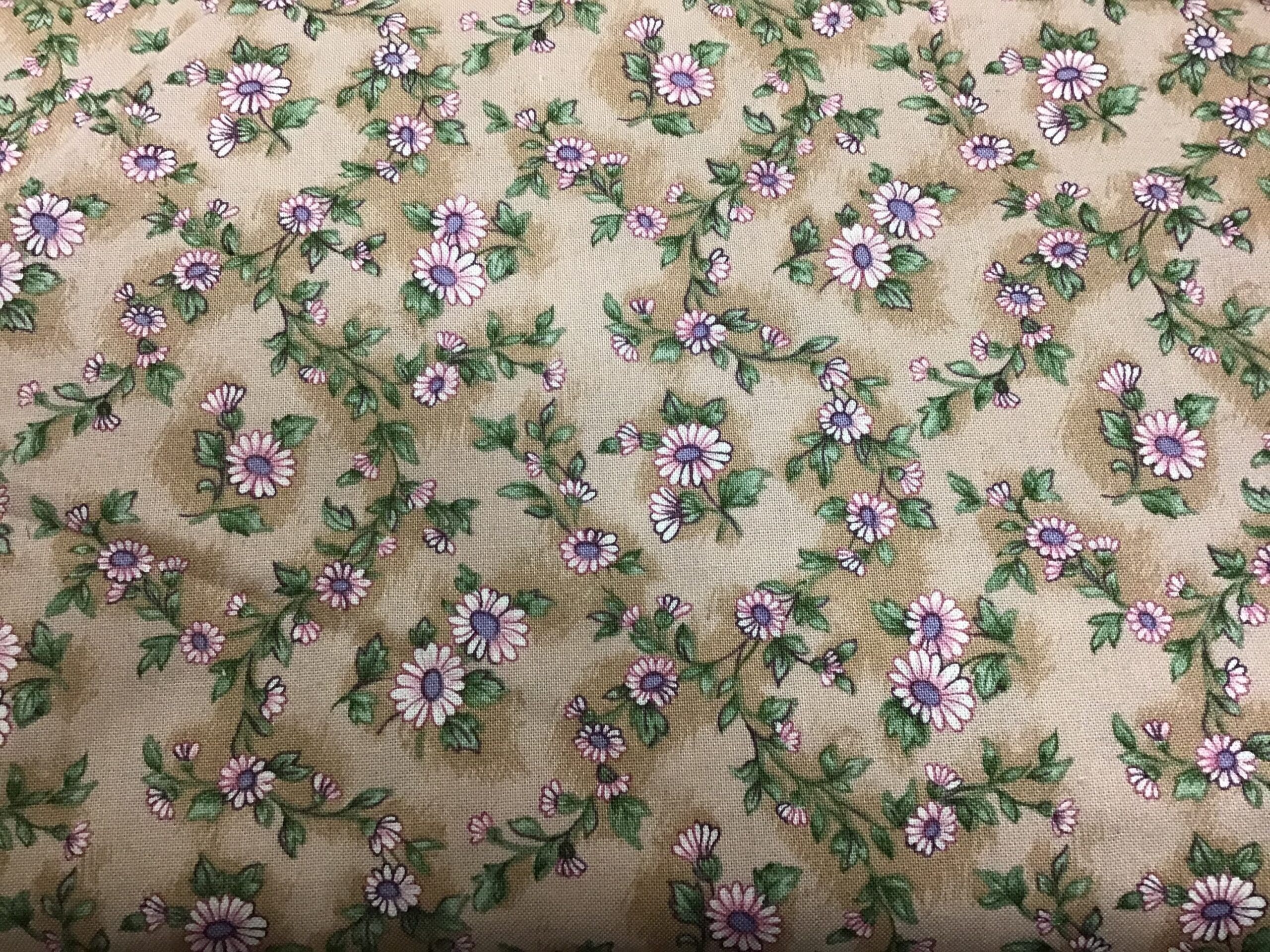 REGENTS PARK F622 Daisies on dusky pink REGENTS PARK F622 Daisies on dusky pink