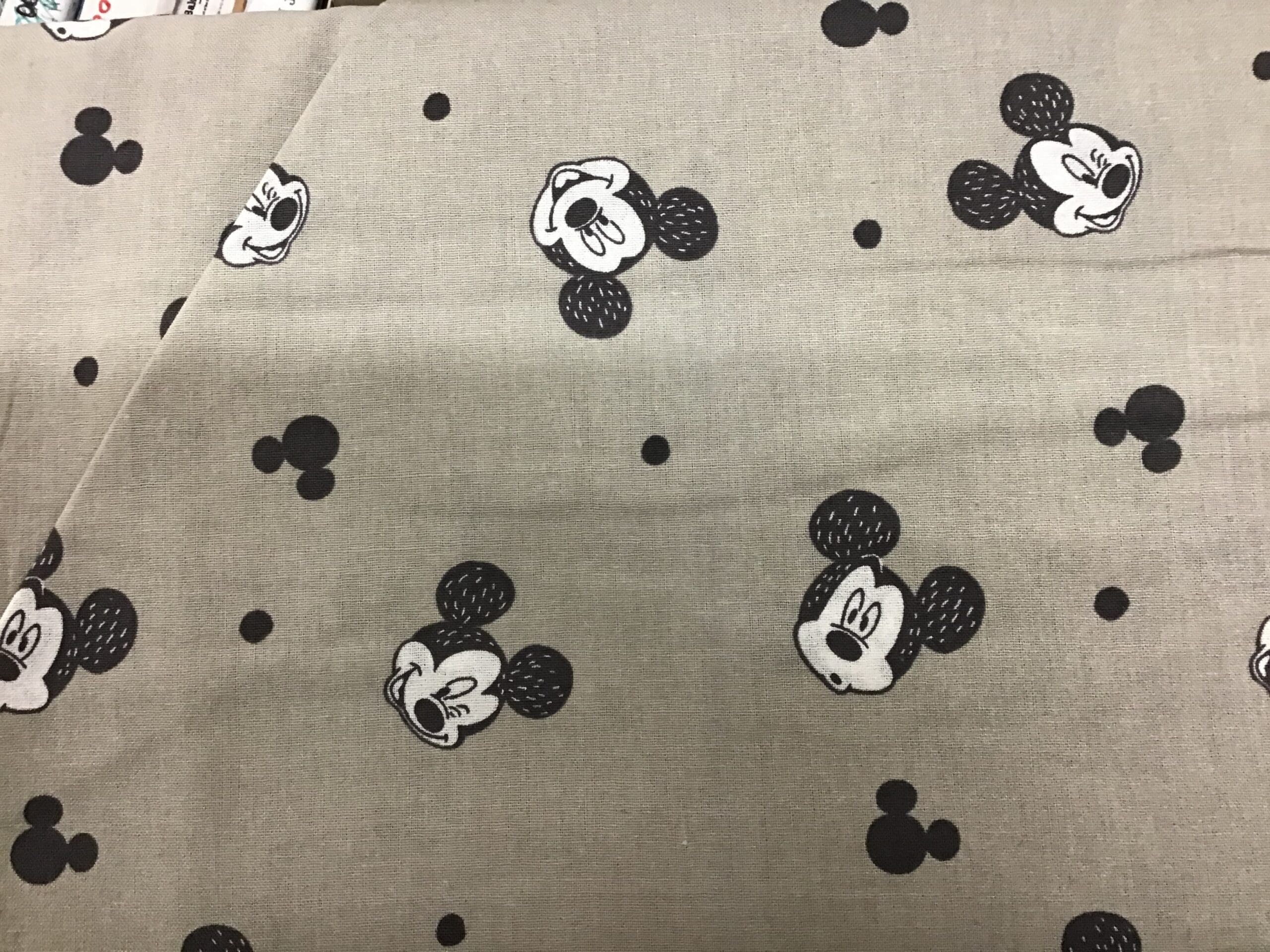 MICKEY MOUSE FACES GREY 85270303vs fabric MICKEY MOUSE FACES GREY 85270303vs fabric