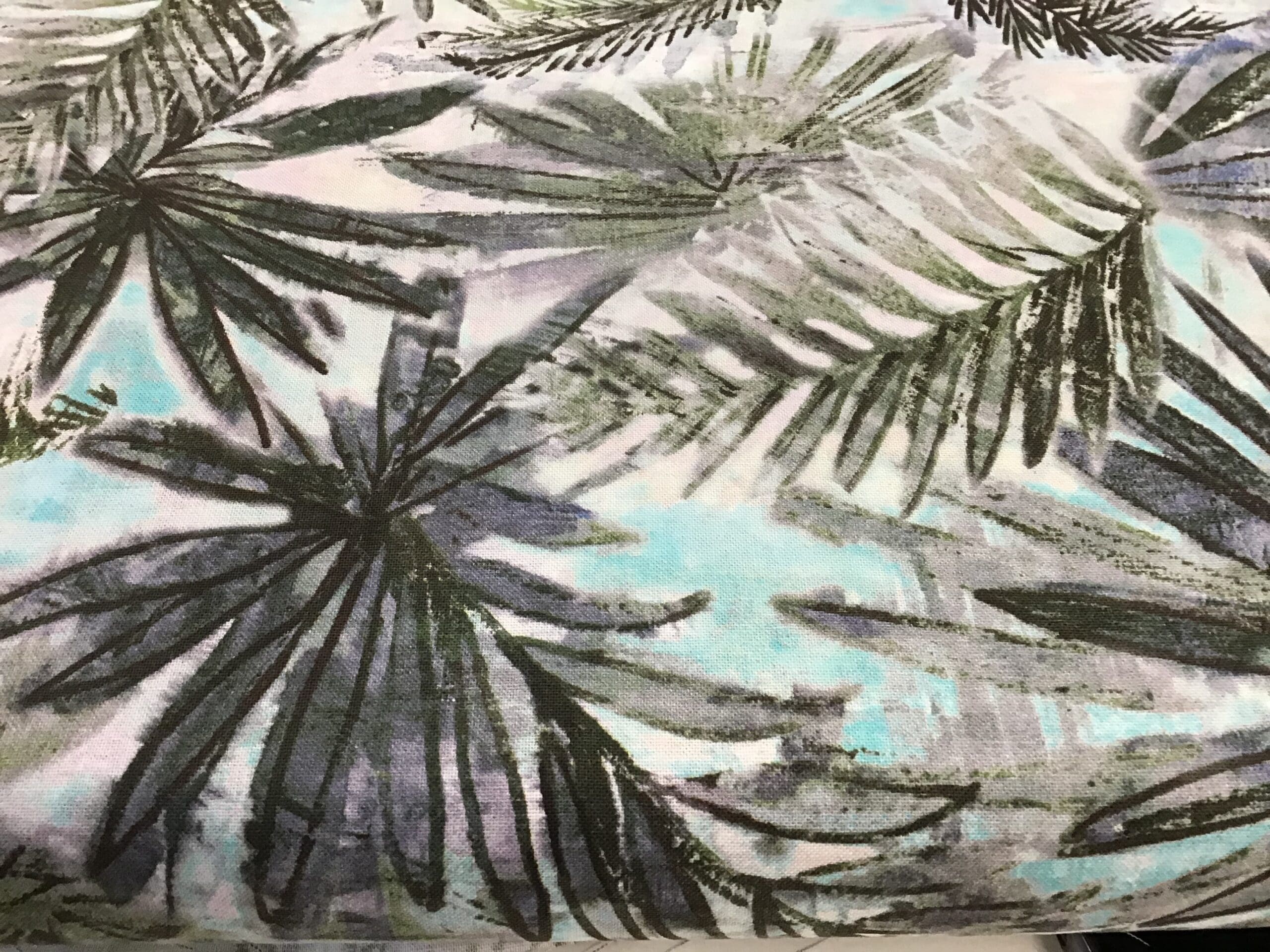 Island Leaves DCX8637 Mist Green by Michael Miller fabrics Island Leaves DCX8637 Mist Green by Michael Miller fabrics
