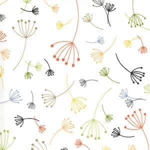 Quotation 173011 Breezy Cream Multi Seedheads by Zen Chic for Moda Quotation