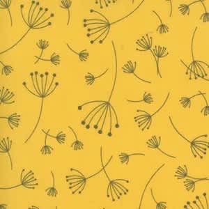 Quotation 173018 Breezy Mustard Seedheads by Zen Chic for Moda fabrics Quotation 173018 Breezy Mustard Seedheads by Zen Chic for Moda fabrics