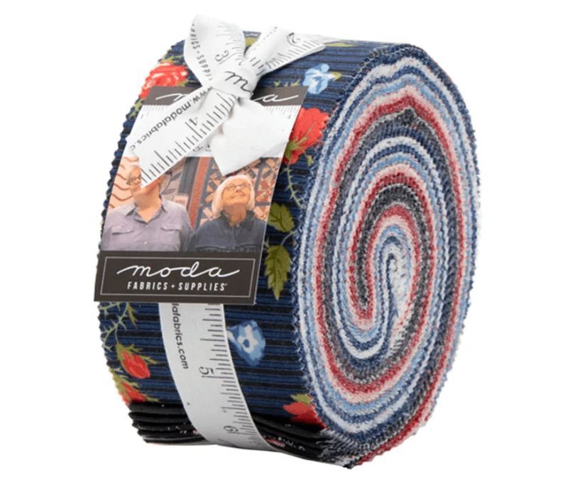 Harbor Springs 14900 Jelly Roll Red Cream Blue by Moda Fabrics Harbor Springs 14900 Jelly Roll Red Cream Blue by Moda Fabrics