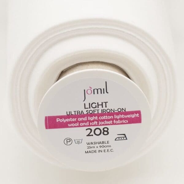 Lightweight Iron on (fusible) ultra soft interfacing Jomil 90cm wide