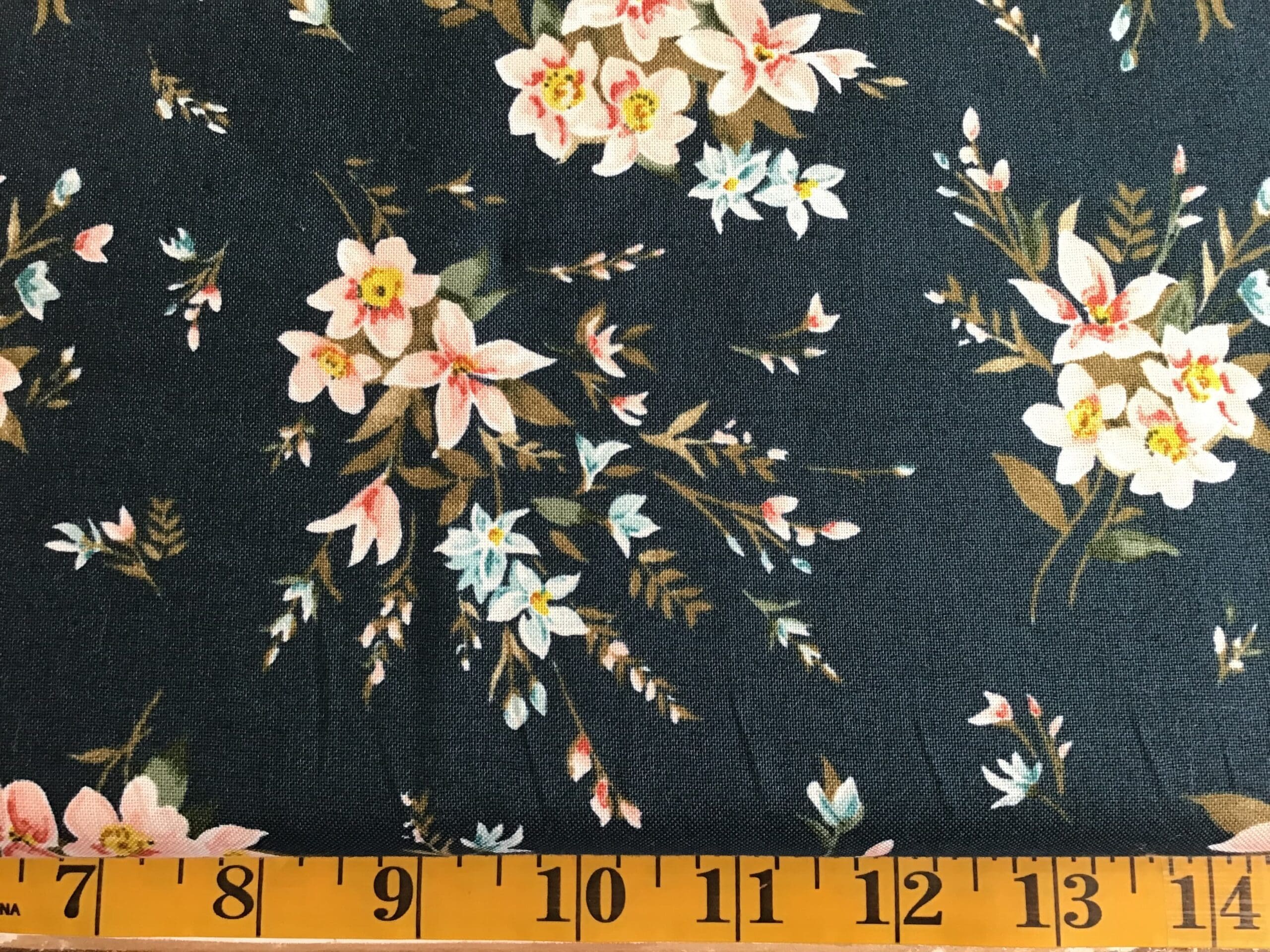 732C Winterbourne Bouquet Teal Liberty Winterbourne 732c winterbourne bouquet teal liberty winterbourne
