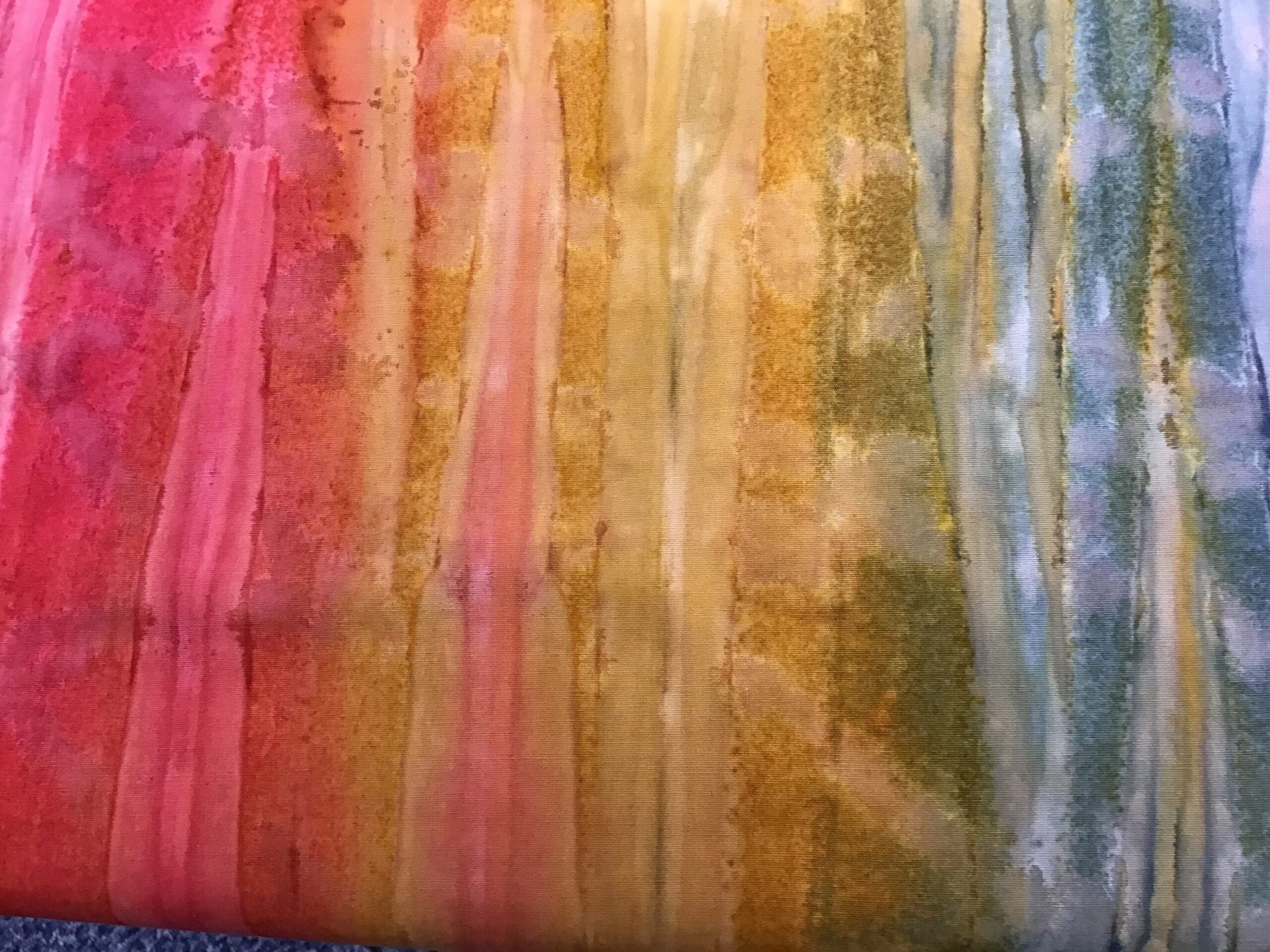 Landscape Batik DHC20204 Pink Gold Blue fabric Landscape Batik DHC20204 Pink Gold Blue fabric