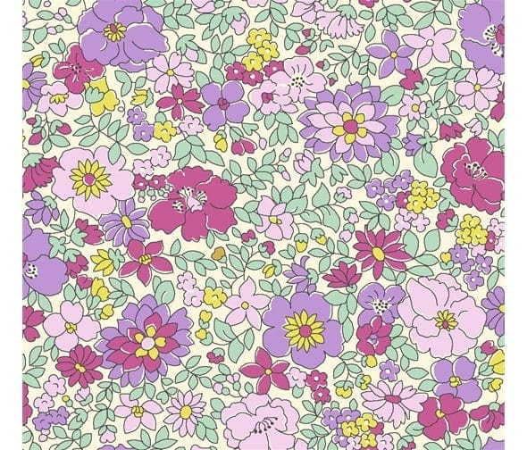 Liberty Flower Show 25B Arley Gardens pink lilac purple fabric liberty flower show 25b arley gardens pink lilac purple fabric