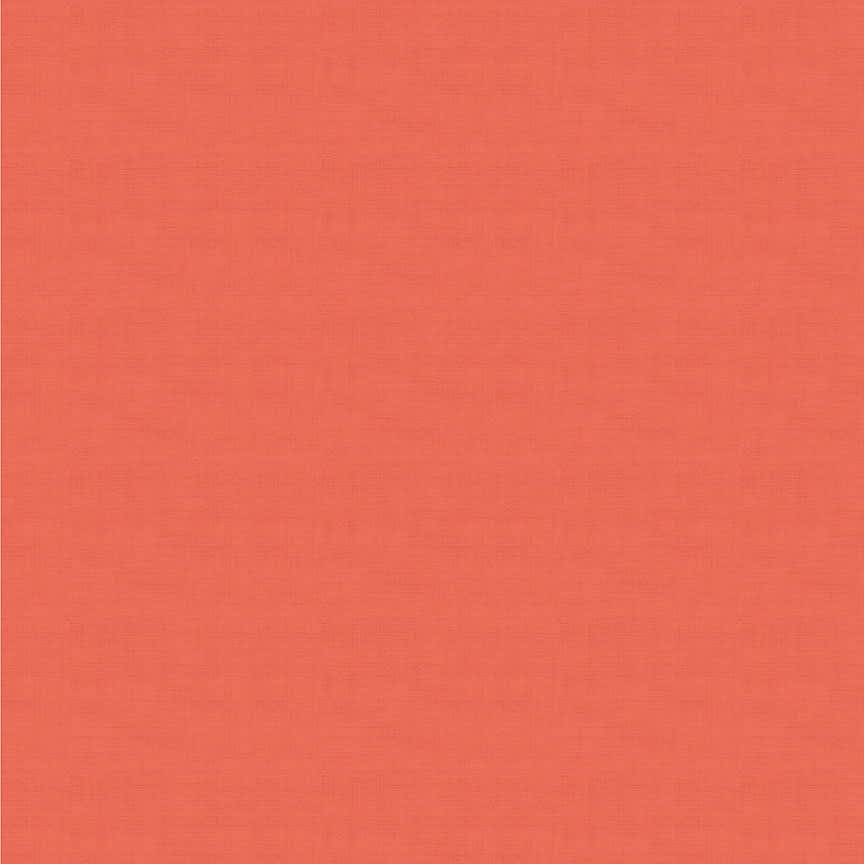 Linen Texture 1473C25 Watermelon Coral Peach Plain by Makower fabric Linen Texture 1473C25 Watermelon Coral Peach Plain by Makower fabric