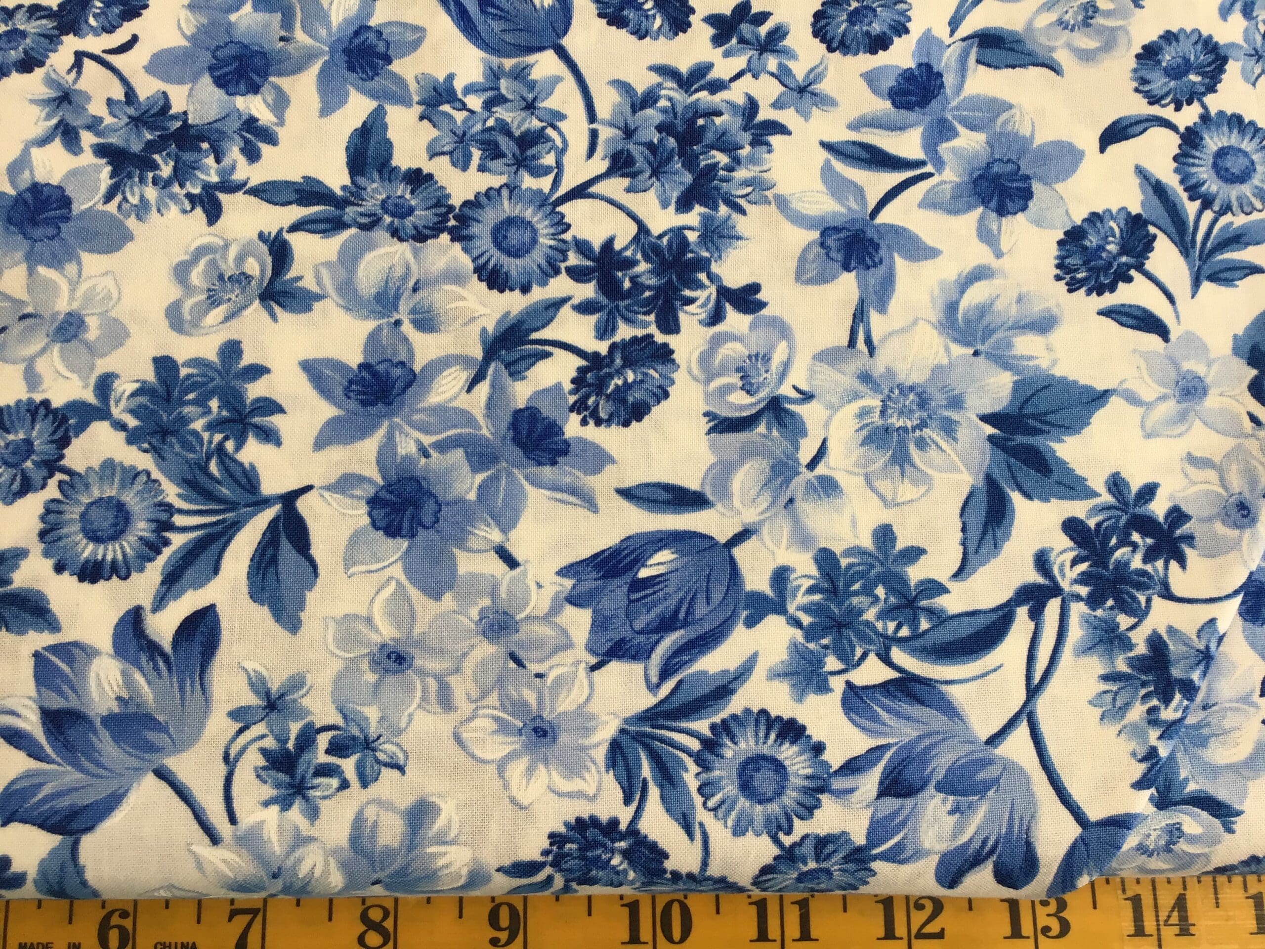 msb3337011 Summer Breeze by Moda Allover floral Blue msb3337011 summer breeze by moda allover floral blue