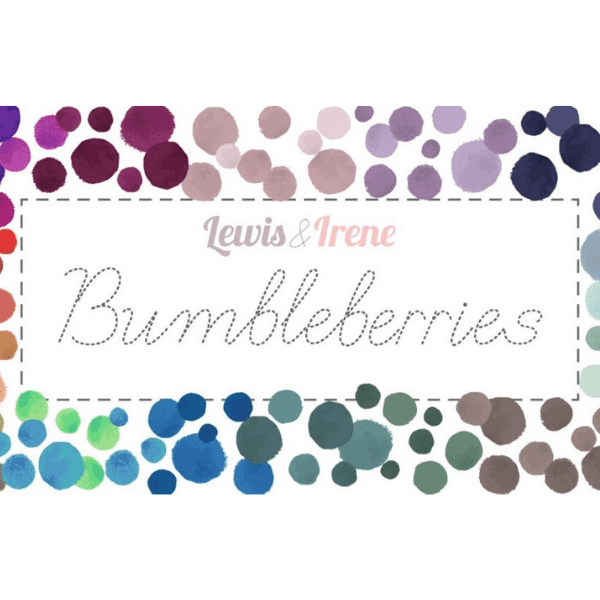 Bumbleberries BB305 Light Slate blender by Lewis and Irene fabrics bumble berries