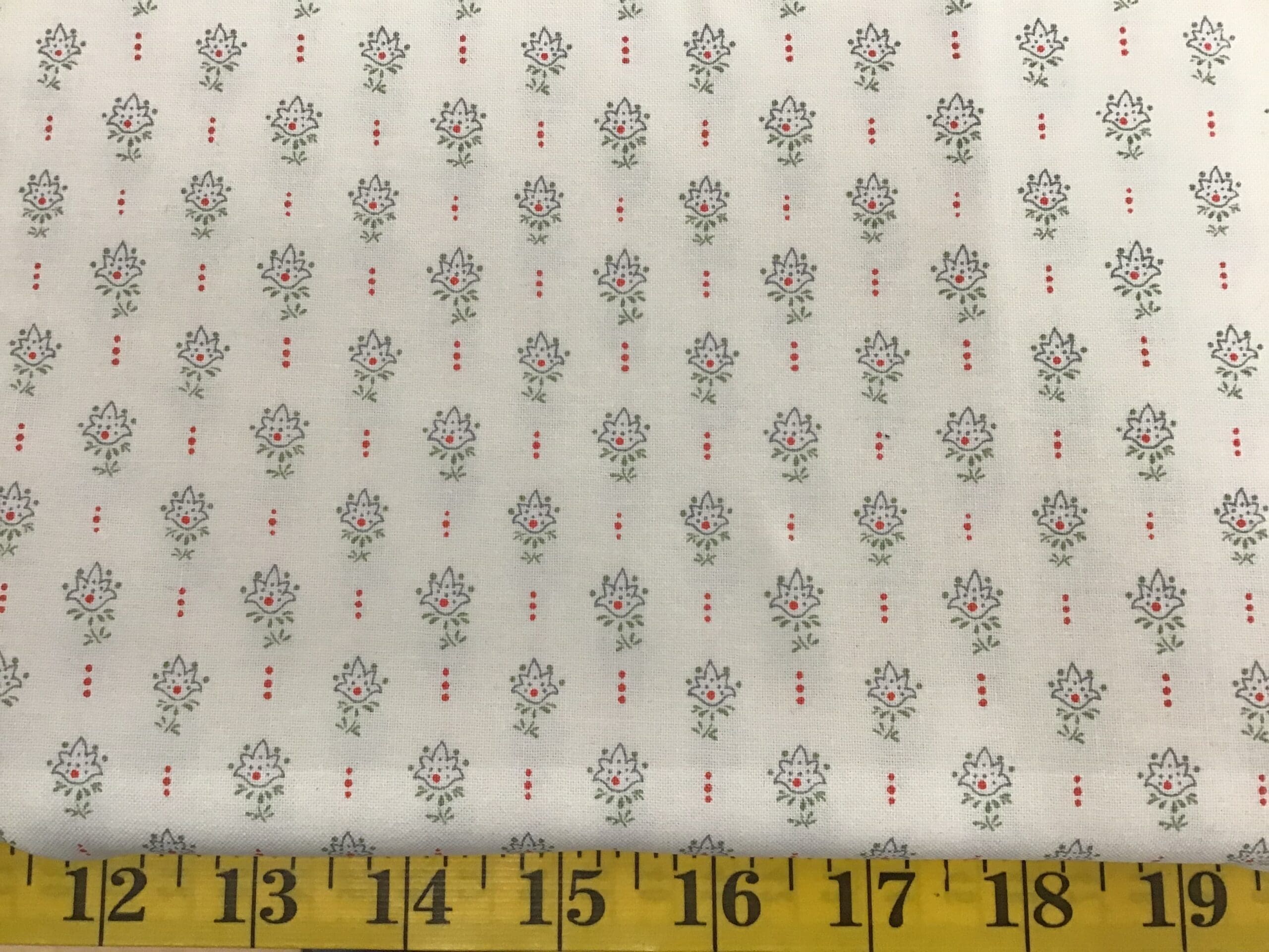 744B Millefleur Tulip Green Liberty 744b millefleur tulip green liberty