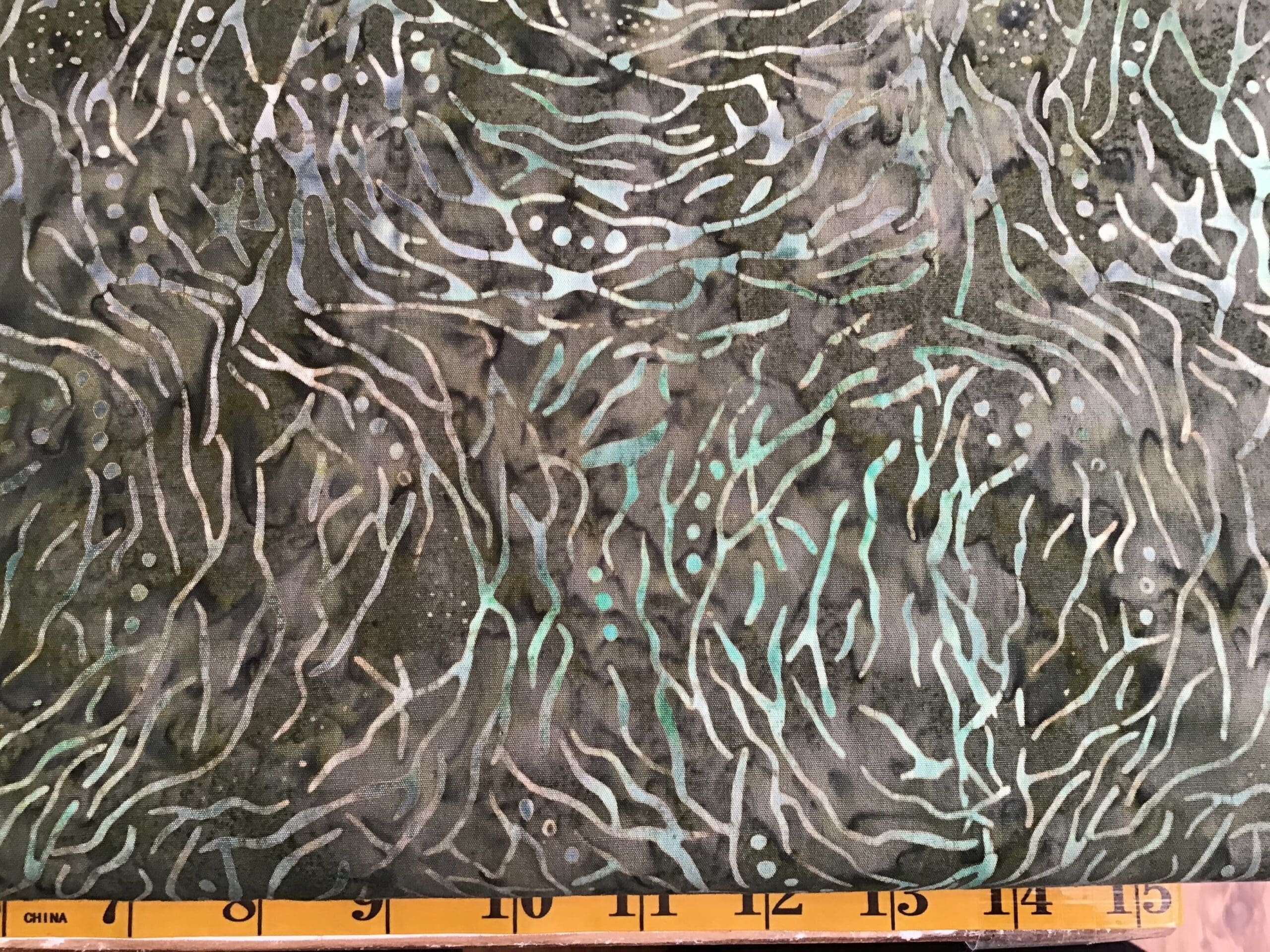 Sshh34728C Bark print batik green teal sshh34728c bark print batik green teal