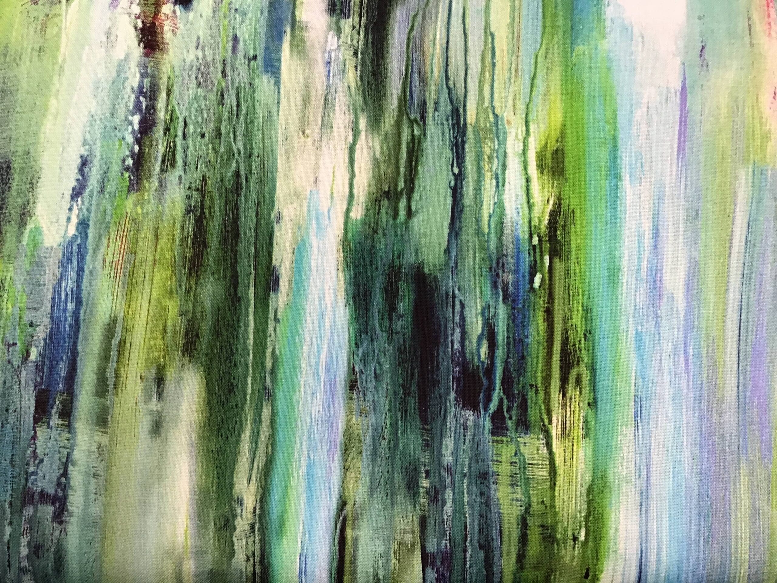 Enchanted seascape G100104 Green Aqua Blue by Flora Rowell by PB Textiles Enchanted seascape G100104 Green Aqua Blue by Flora Rowell by PB Textiles