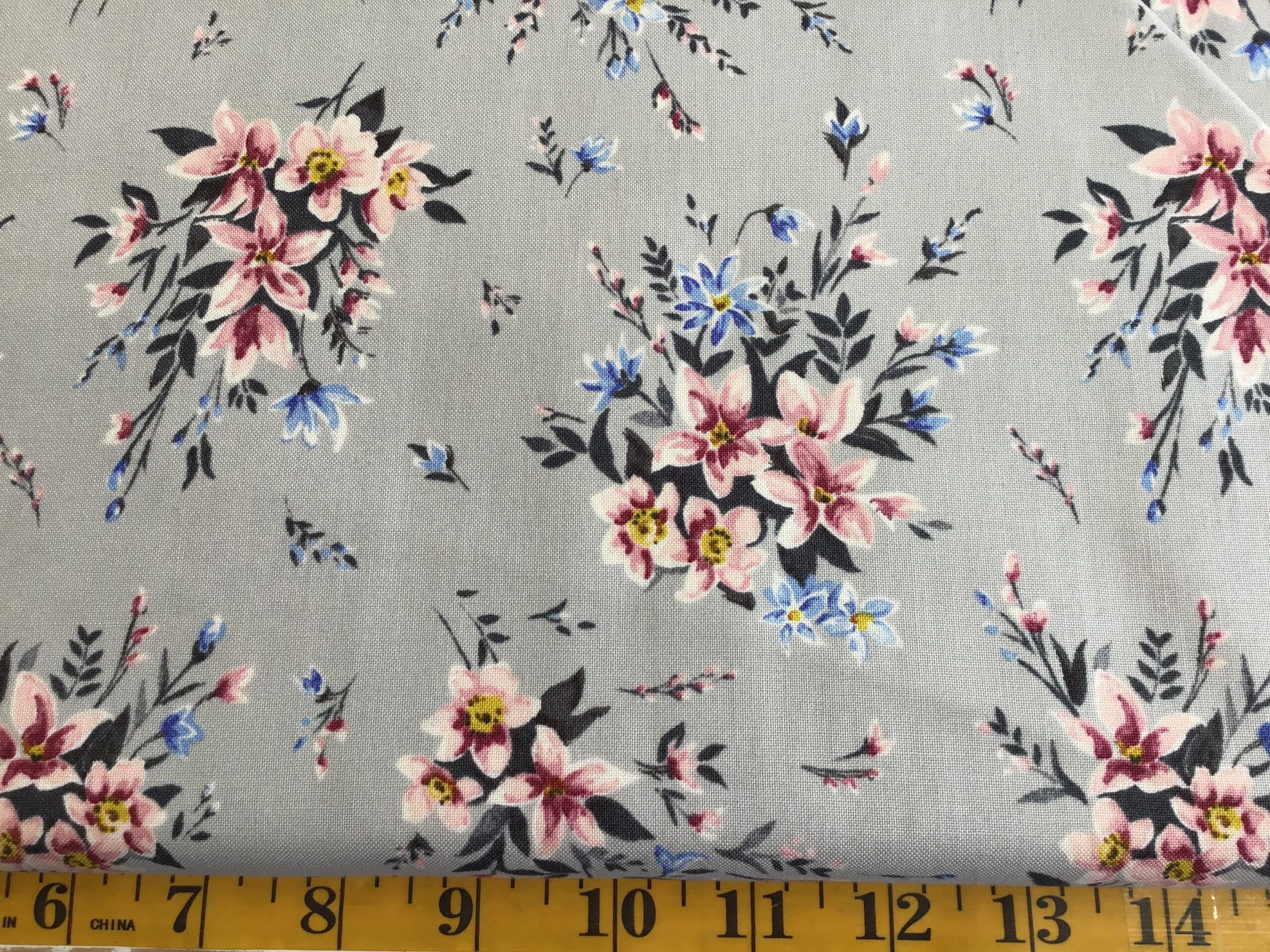732A Winterbourne Lawn grey Liberty 732a winterbourne lawn grey liberty