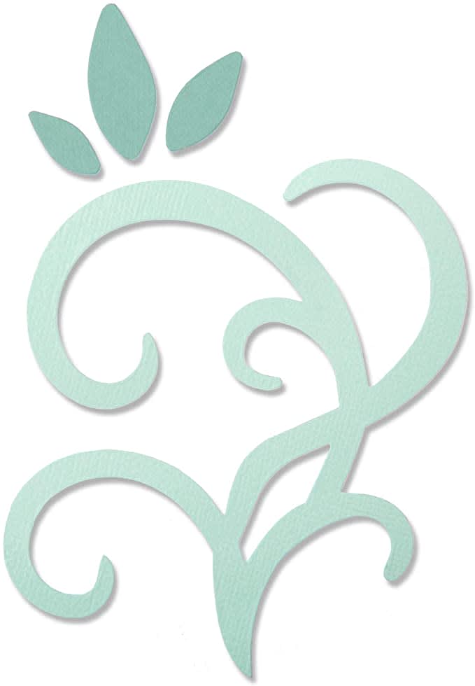 Sizzix Leaves & Swirls Bigz Die 664403 Sizzix Leaves & Swirls Bigz Die 664403