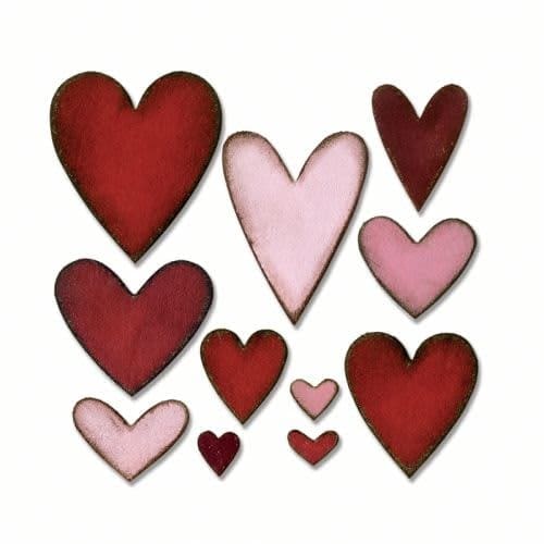 Sizzix Hearts 660233 Bigz Die by Tim Holtz sizzix hearts