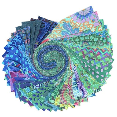 Kaffe Fassett FB4DRGP Ocean Design Roll Blue Green Multi x 40 fabric strips Kaffe Fassett FB4DRGP Ocean Design Roll Blue Green Multi x 40 fabric strips