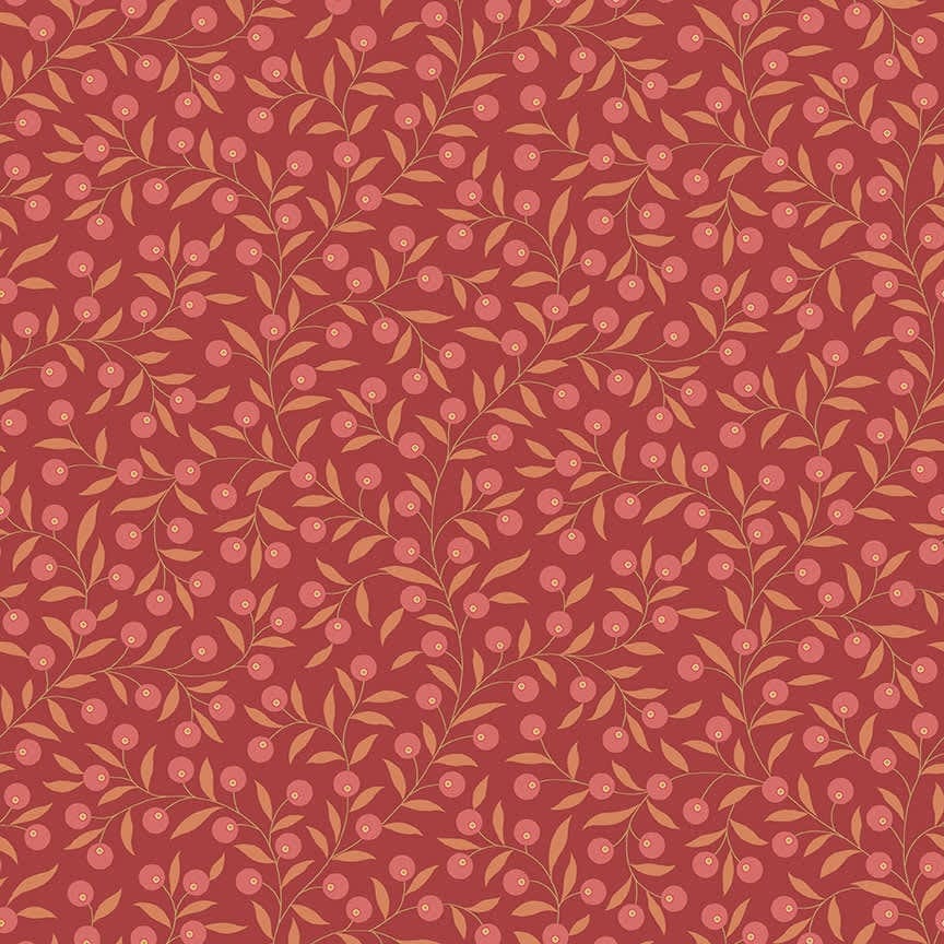 Seamstress 9771R Red Thimble fabric by Edyta Sitar Seamstress 9771R Red Thimble fabric by Edyta Sitar