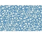 Carnaby 950A Bloomsbury Silhouette Indigo Aqua Blue by Liberty Fabrics Carnaby 950A Bloomsbury Silhouette Indigo Aqua Blue by Liberty Fabrics