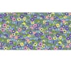 Carnaby 941D Piccadilly Poppy Daydream Green Purple by Liberty Fabrics Carnaby 941D Piccadilly Poppy Daydream Green Purple by Liberty Fabrics