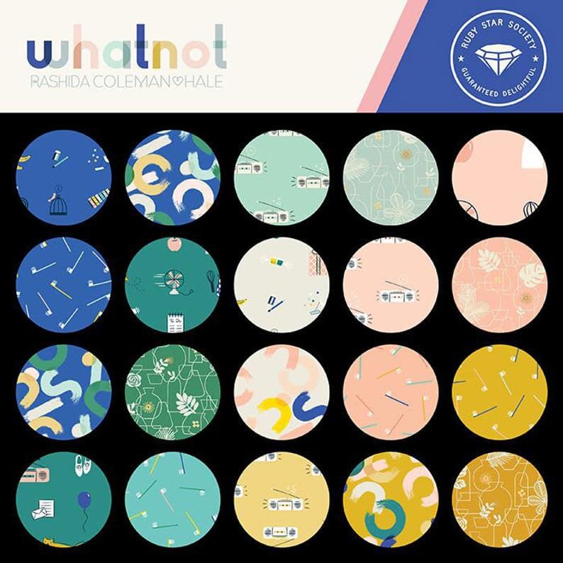 Whatnot RS1012FQ FQ Bundle by Rashida Coleman-Hale for Ruby Star Society Whatnot RS1012FQ FQ Bundle by Rashida Coleman-Hale for Ruby Star Society - Image 2