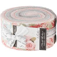 Sanctuary 44250JC Pink Grey Floral Jelly Roll by Three Sisters for Moda Sanctuary 44250JC Pink Grey Floral Jelly Roll by Three Sisters for Moda - Image 2