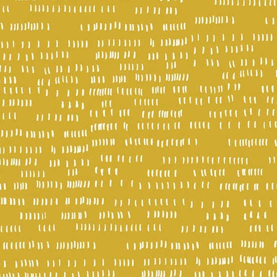 Dash 9173Y Golden Mustard Yellow White Lines fabric by Andover Dash 9173Y Golden Mustard Yellow White Lines fabric by Andover
