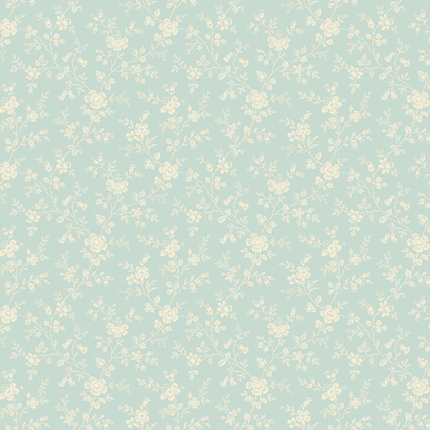 Bluebird 9841LB Forget Me Not Blue fabric by Edyta Sitar for Laundry Basket Quilts Bluebird 9841LB Forget Me Not Blue fabric by Edyta Sitar for Laundry Basket Quilts