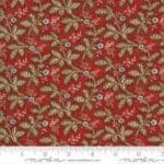 Ladies Legacy 835212 Red Tan fabric by Barbara Brackman for Moda