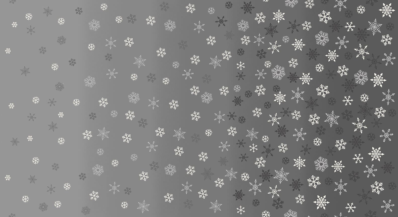 Scandi Christmas Snowflake Ombre Grey by Makower fabrics snowflakes