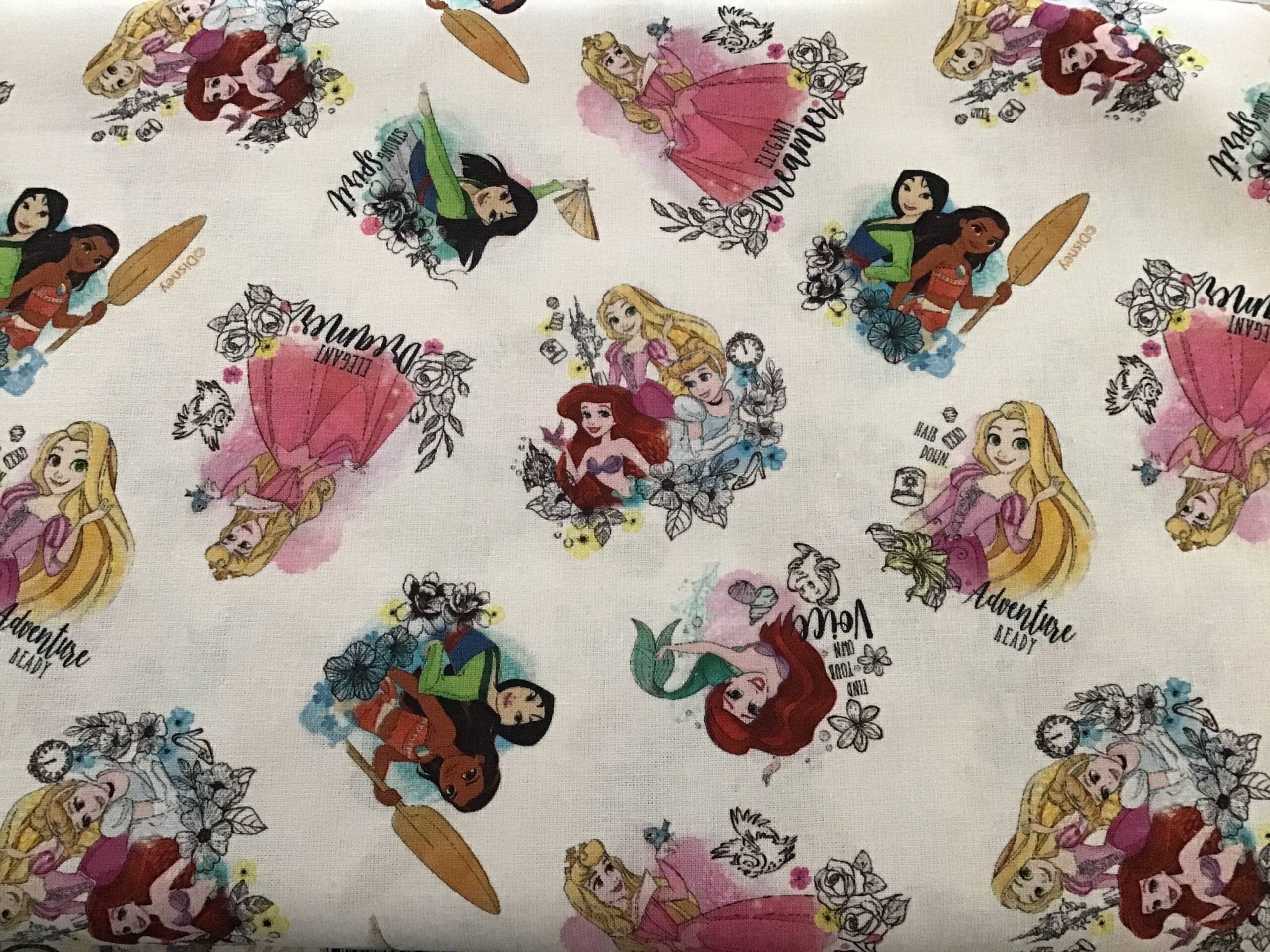 Disney Princesses MC7006 Icon fabric 54″ wide Disney Princesses MC7006 Icon fabric 54" wide