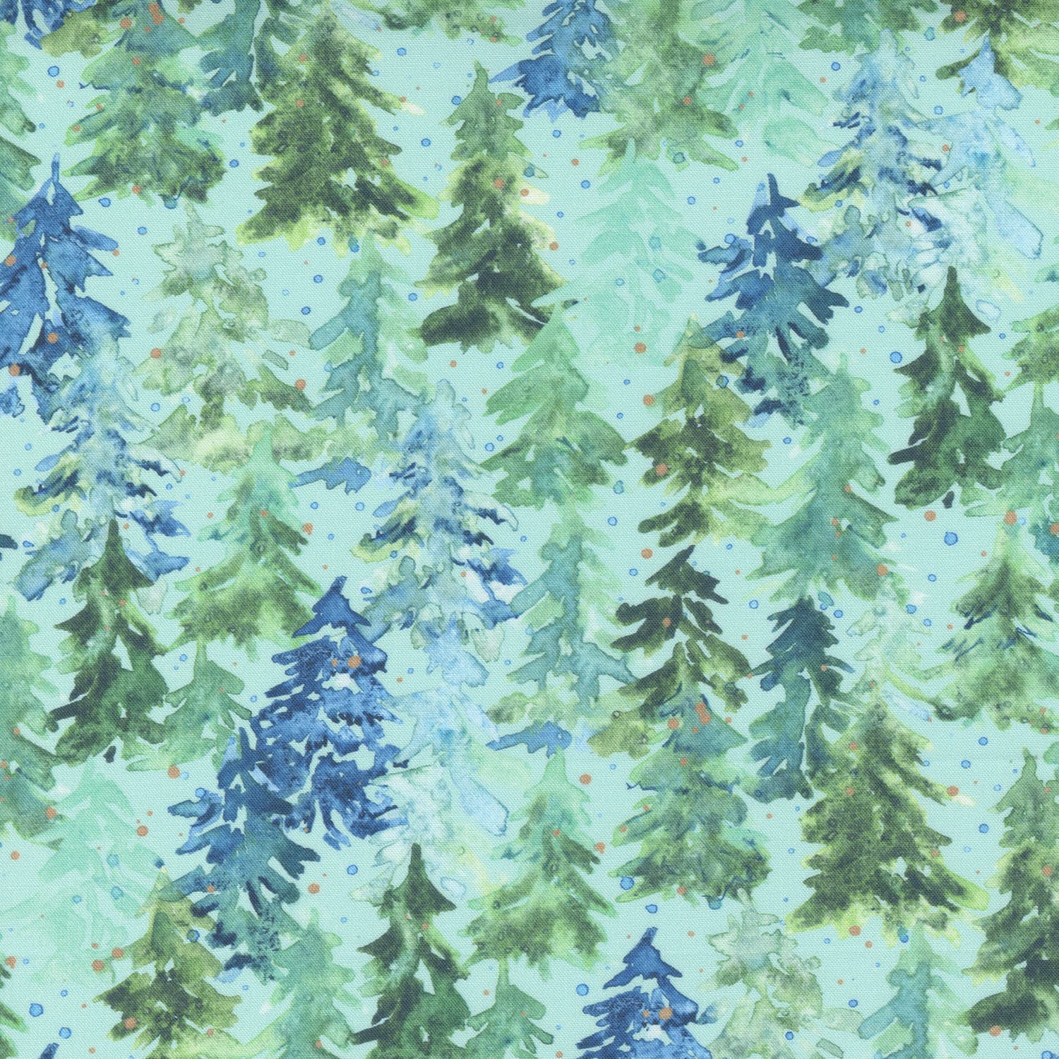 Starflower Christmas 848212 Pine trees Aqua by Create Joy for Moda Fabric Starflower Christmas 848212 Pine trees Aqua by Create Joy for Moda Fabric