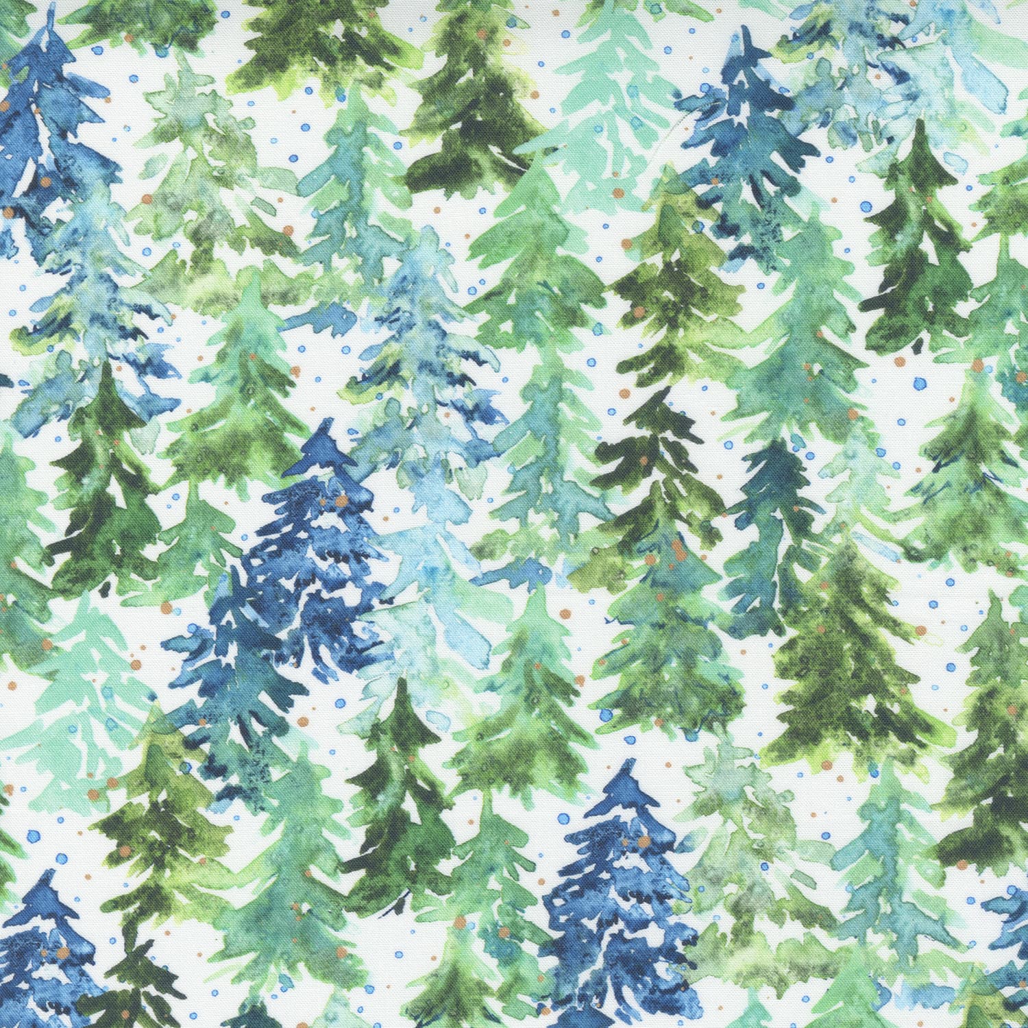 Starflower Christmas 848211 Pine Trees Green on White by Create Joy for Moda Fabrics Starflower Christmas 848211 Pine Trees Green on White by Create Joy for Moda Fabrics