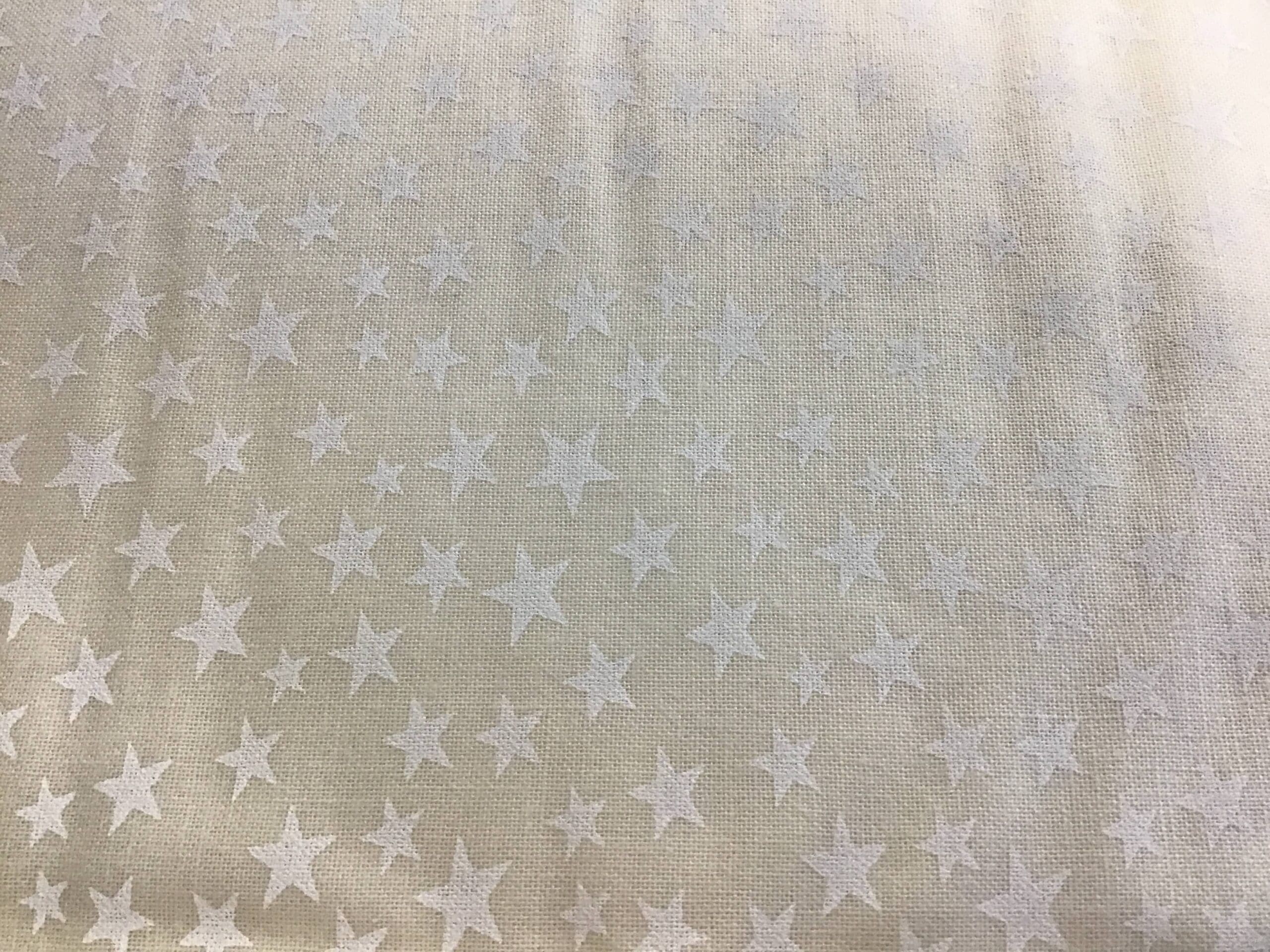 48489T All Stars White stars on Cream tone on tone small stars blender fabric by Kingfisher 48489T All Stars White stars on Cream tone on tone small stars blender fabric by Kingfisher